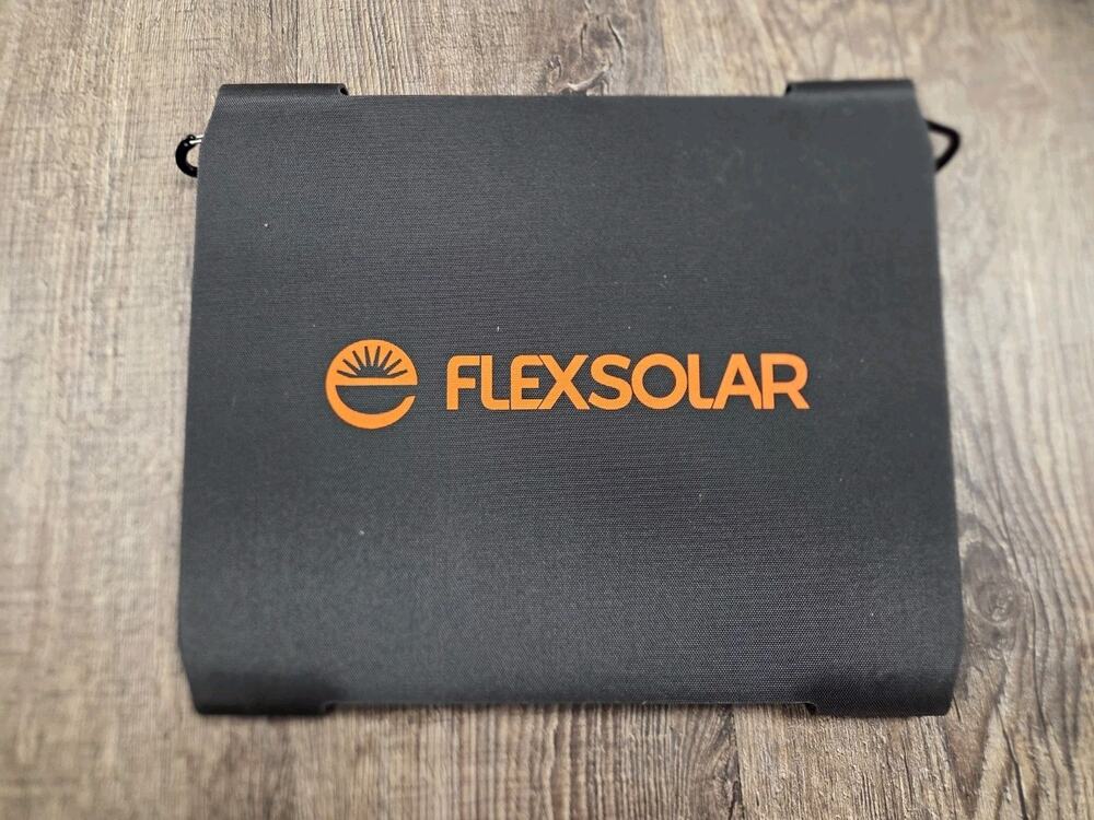 FlexSolar 30W Solar Charger 4 Fold Out Panels Camp Hike